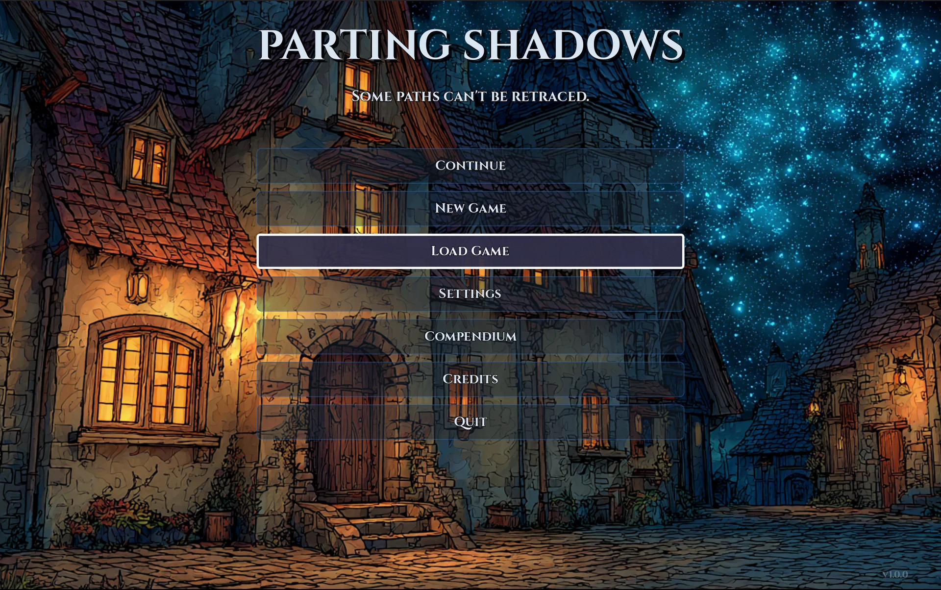 Title screen