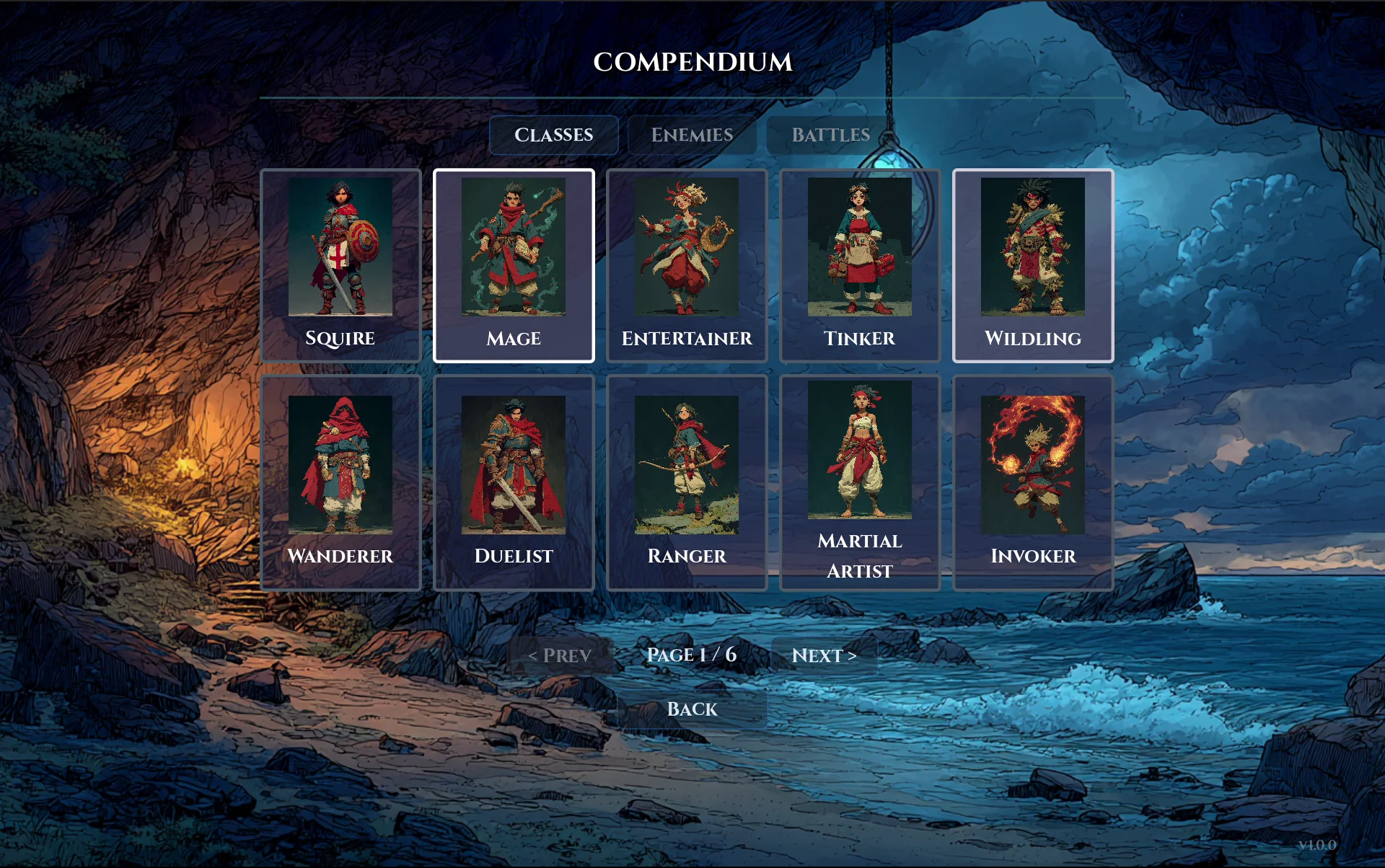 Compendium classes