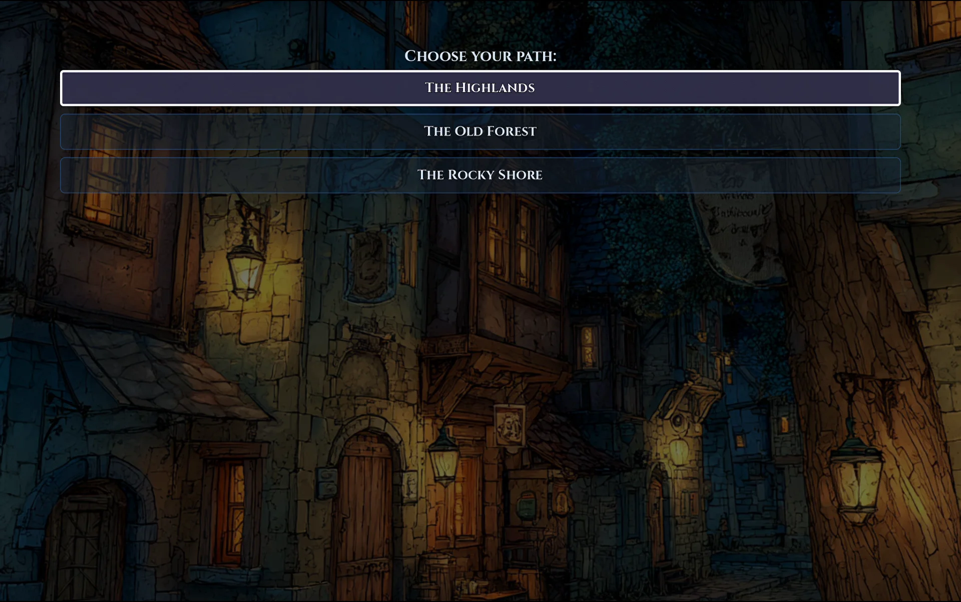 Branching choice